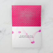 step sister polka dot birthday karte (Innenseite)