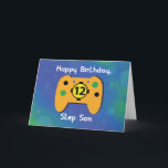 Step Son 12-jähriger Gamer Controller Karte<br><div class="desc">Feiern Sie mit dieser lustigen Karte,  die einen gelben Spielcontroller auf dem Cover zeigt,  den 12. Geburtstag Ihres Step-Sohnes. Ein großer Typ wie er verdient eine so tolle Karte zum Geburtstag.</div>