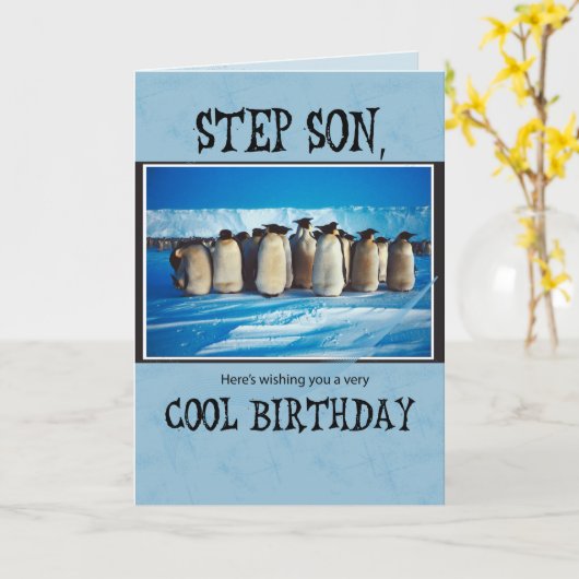 Step Son Birthday Karte (Gelbe Blume)