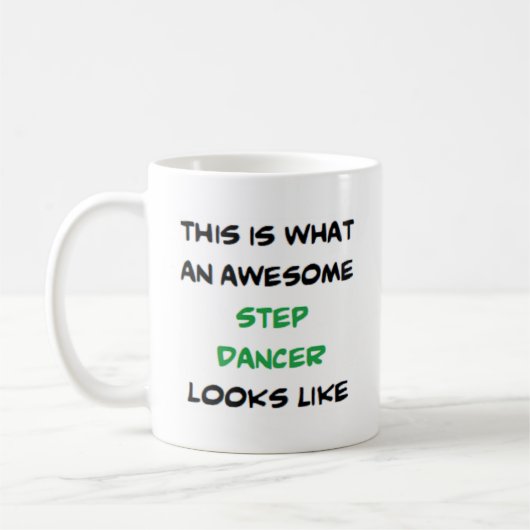 Step Tänzer, phantastisch Kaffeetasse (Links)