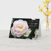 Step-Tochter Birthday-Karte Karte (Gelbe Blume)