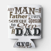 Step Vater Best Vatertag Dosenkühler (Rückseite)