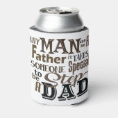 Step Vater Best Vatertag Dosenkühler (Kanne Rückseite)