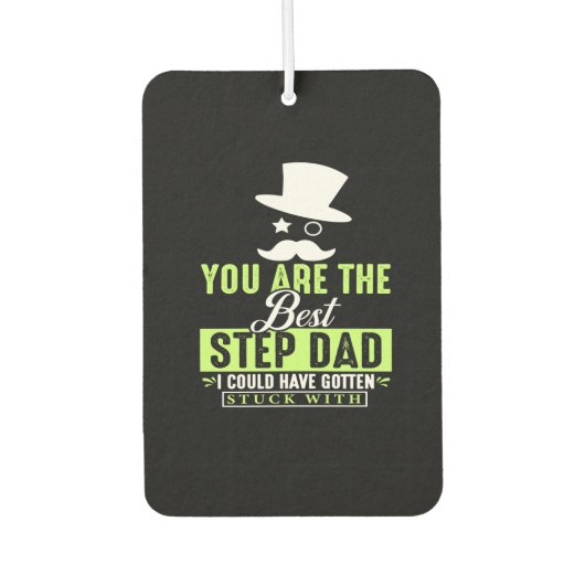 Step Vater Lover zum Vatertag Autolufterfrischer (Vorderseite)