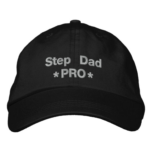 Step Vater Pro Bestickte Kappe (Vorderseite)