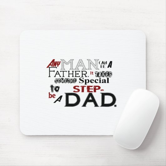 Step Vater Quote Vathage Day Mousepad (Mit Mouse)