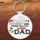 Step Vater Quote Vathage Day Schlüsselanhänger (Vorderseite)