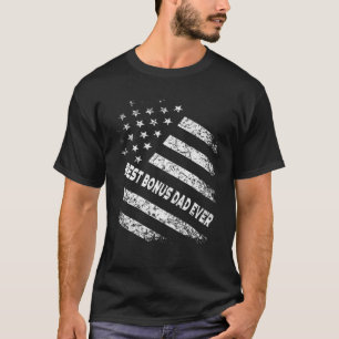 Step Vater T für den besten Bonus Vater der Welt T-Shirt
