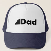 Step Vater Trucker Hat Truckerkappe (Vorderseite)