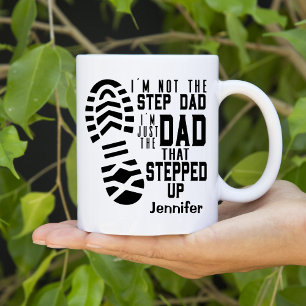 Step Vater Vatertag Personalisiert Kaffeetasse