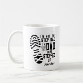 Step Vater Vatertag Personalisiert Kaffeetasse (Links)