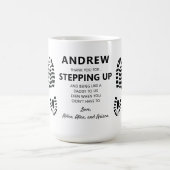 Step Vater Vielen Dank Kaffeetasse (Mittel)