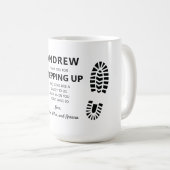 Step Vater Vielen Dank Kaffeetasse (VorderseiteRechts)