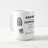 Step Vater Vielen Dank Kaffeetasse (Vorderseite Links)