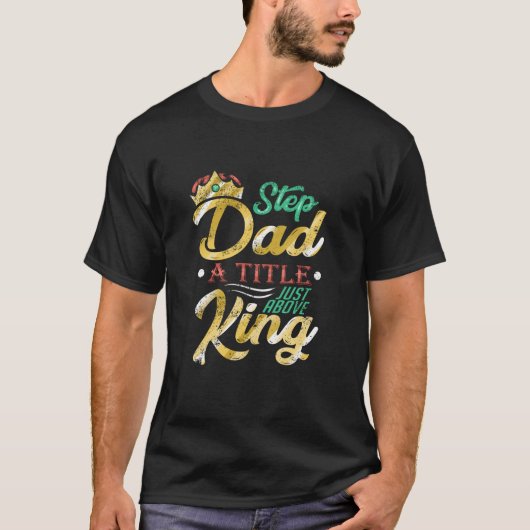 Step Vater von Daughter T-Shirt (Vorderseite)