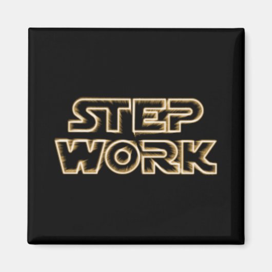 Step Work Parody - Erholung Emotionale Sobribie Magnet (Vorne)