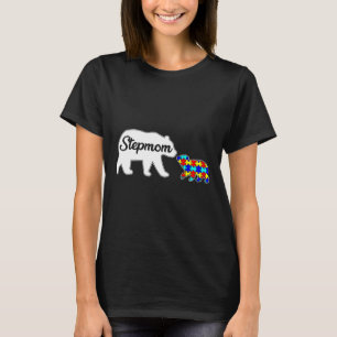 Stepama Bear Autismus Liebe Unterstützung Familie T-Shirt