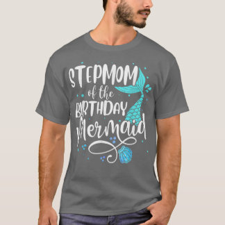 Stepama der GeburtstagsMeerjungfrau-Familie, die P T-Shirt