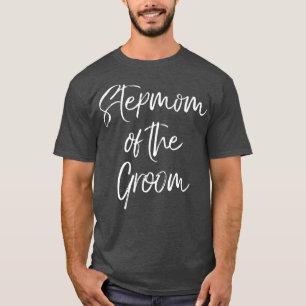 Stepama der Groom-Familie Niedliche Hochzeitsfeier T-Shirt