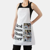 Stepama-Geschenk Bester Bonus Mama 3 FotoCollage Schürze (InSitu)