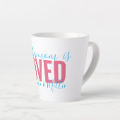 Stepama Loved by .. Rosa Türkis Personalisiert Milchtasse (Rechte Ecke)