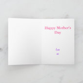 Stepama Mama-asaurus Dinosaurier Muttertag Feiertagskarte (Innenseite)