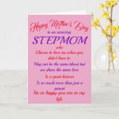 Stepama Mother's Day Pink Typografy Card Karte (Gelbe Blume)