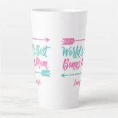 Stepama Pink Mother's Day - Die beste Bonus-Mama d Milchtasse (Vorderseite)