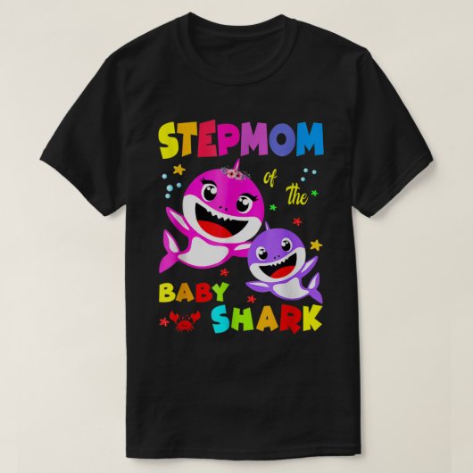 Stepama Shark Stepama Shark Family Mother Day T-Shirt (Design vorne)