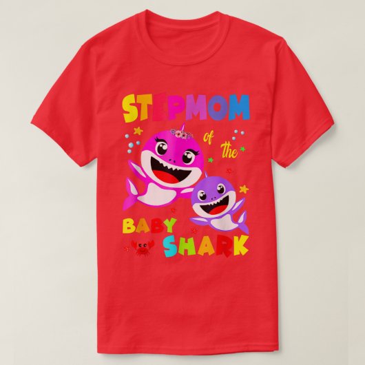 Stepama Shark Stepama Shark Family Mother Day T-Shirt (Design vorne)