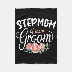 Stepama vom Groom gibt Mama Braut Hochzeitsgarten Fleecedecke