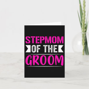 Stepama vom Groom gibt Mama Braut Hochzeitsgarten Karte