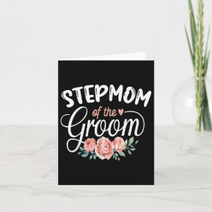 Stepama vom Groom gibt Mama Braut Hochzeitsgarten Karte