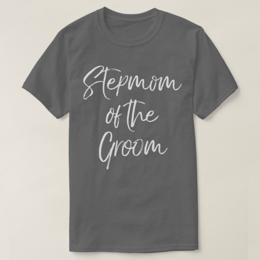 Stepama von der Familie Groom Niedlich Hochzeitsfe T-Shirt (Design vorne)