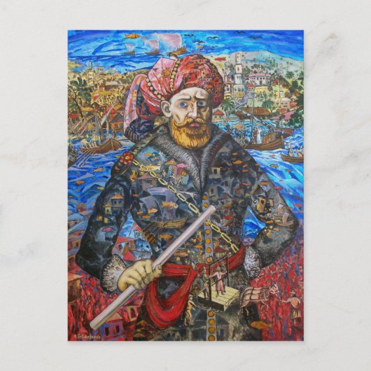 Stepan Razin Charming Letters Original Postkarte (Vorderseite)