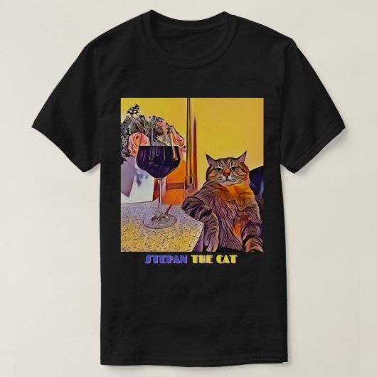Stepan the Cat Art T-Shirt (Design vorne)