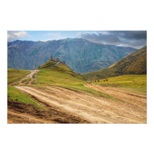 Stepantsminda Kazbegi Georgia Fotodruck