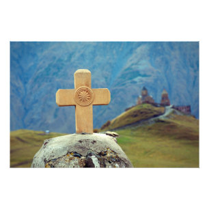 Stepantsminda Kazbegi Georgia Fotodruck