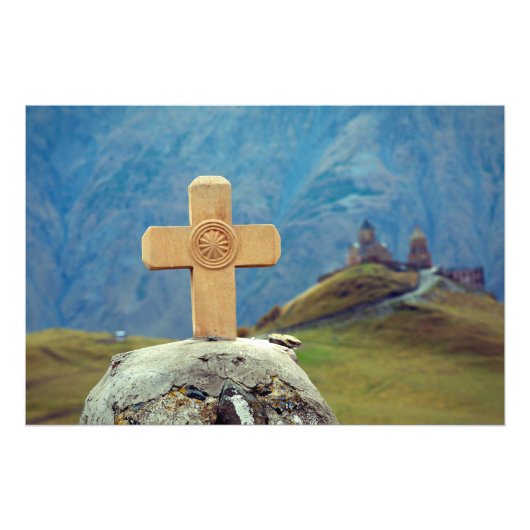 Stepantsminda Kazbegi Georgia Fotodruck (Vorne)