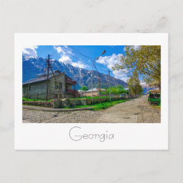 Stepantsminda Kazbegi Georgia Kaukusgebirge Postkarte