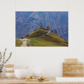 Stepantsminda Kazbegi Georgia Poster (Küche)