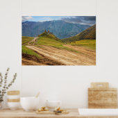 Stepantsminda Kazbegi Georgia Poster (Küche)