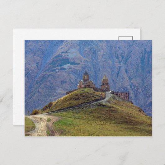 Stepantsminda Kazbegi Georgia Postkarte (Vorne/Hinten)