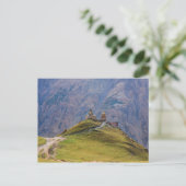 Stepantsminda Kazbegi Georgia Postkarte (Stehend Vorderseite)