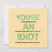 Stepbruder, du bist ein Phantastisches menschliche