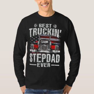 STEPDAD als Bester Truckin je USA T - Shirt Pater
