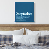 Stepdad definiert Blau als der beste Stepfather de Leinwanddruck (Insitu (Schlafzimmer))