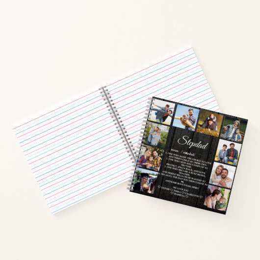 Stepdad Definition mit benutzerdefinierten 10 Foto Notizblock (Innenseite)