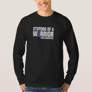 Stepdad eines Kriegers Lila Bewusstsein für den Lu T-Shirt
