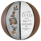 Stepdad Father's Day Foto Basketball (Vertikal)